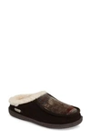 Woolrich Plum Ridge Slipper In Java/ Blanket Wool