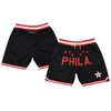 RINGS & CRWNS RINGS & CRWNS BLACK PHILADELPHIA STARS REPLICA MESH SHORTS