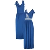 G-III 4HER BY CARL BANKS G-III 4HER BY CARL BANKS ROYAL LOS ANGELES DODGERS GAME OVER MAXI DRESS