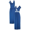 G-iii 4her By Carl Banks Royal Los Angeles Dodgers Game Over Maxi Dress In Royal