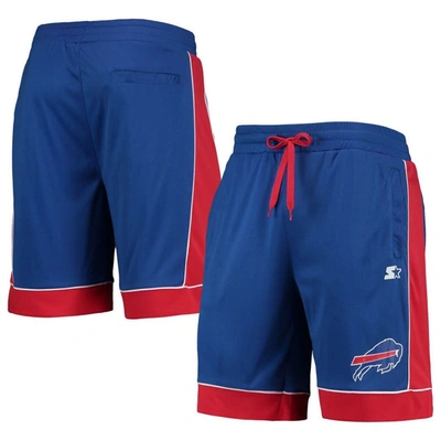 Starter Men's  Royal, Red Buffalo Bills Fan Favorite Fashion Shorts In Royal,red