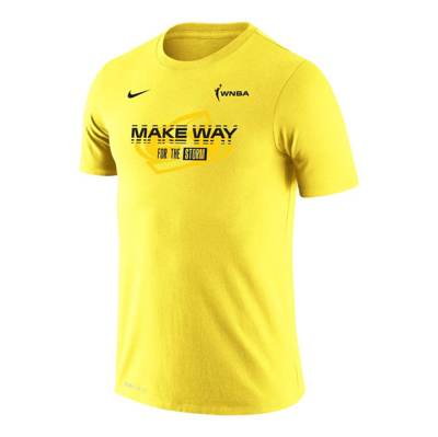 Nike Men's Yellow Seattle Storm Practice T-shirt