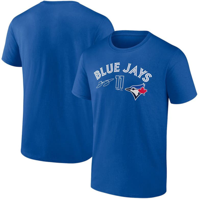 Fanatics Men's  Vladimir Guerrero Jr. Royal Toronto Blue Jays Player Name And Number T-shirt