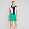Rlx Golf Back-pleated Stretch Skort In Cabo Green