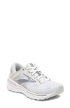 Brooks Adrenaline Gts 22 Sneaker In White/ Oyster/ Primer Grey