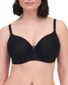 Chantelle Comfort Chic Full Coverage Memory Bra 18j6 In Black