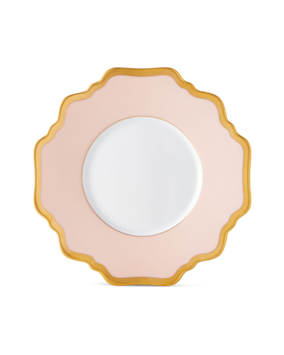 Anna Weatherley Dusty Rose Rimmed Tea Saucer