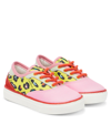 Marc Jacobs Kids Pink & Yellow Hawaii Sneakers In Pink