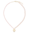 Sydney Evan 14kt Gold Necklace With Pearls In 0