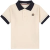 MONCLER MONCLER CREME POLO,H19548A00010