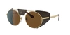 Persol Logo Sunglasses In Polar Brown