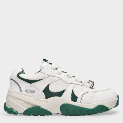 AXEL ARIGATO CATFISH SNEAKERS - AXEL ARIGATO -  WHITE/GREEN KALE - LEATHER