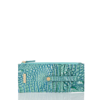Brahmin Credit Card Ombre Melbourne Leather Wallet In Seafoam