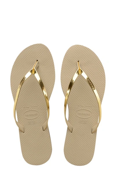 Havaianas 'you' Flip Flop In Beige