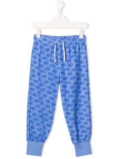 Tiny Cottons Kids' Forget Me Not Track Trousers In Blue