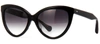 Dita Eclipse Black Gold F Color1 Cat Eye Sunglasses In Grey