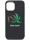 Palm Angels Black Broken Palm Iphone 12 Pro Max Case In Black