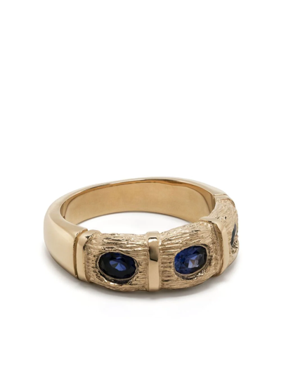 Bleue Burnham Window Box Ring In Silber