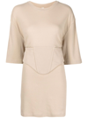 DION LEE CORSET-DETAIL TUNIC TOP