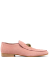 Kurt Geiger Men's Hugh Eagle Head Quilted Slip On Loafers In Pastel