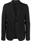 Sapio Tailored Single-breasted Blazer In Schwarz