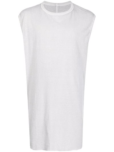 Boris Bidjan Saberi Sleeveless Cotton Tank Top In Grau