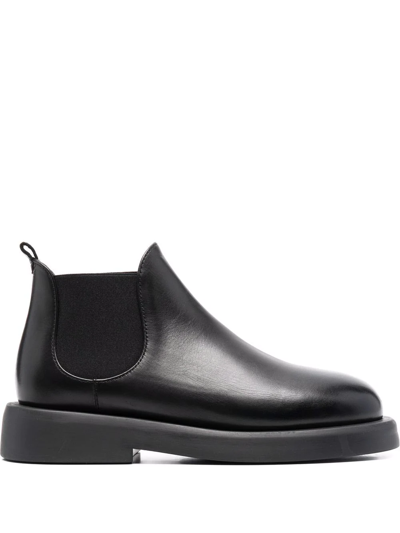 Marsèll Black Gommello Beatles Ankle Boots In Nero