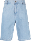 Dickies Construct Knee-length Denim Shorts In Blau