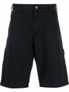 Dickies Construct Knee-length Denim Shorts In Schwarz