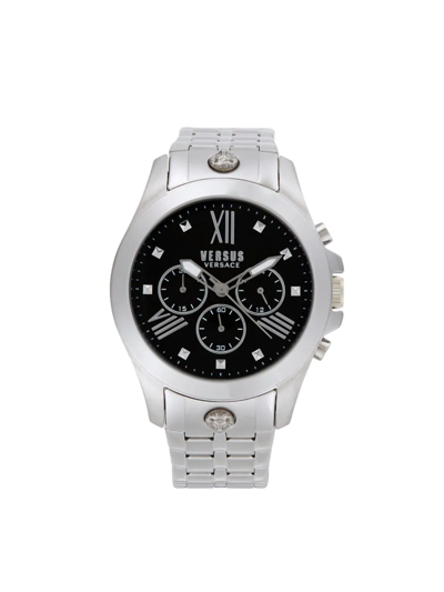 Versus Men's 44mm Stainless Steel Chronograph Bracelet Watch In Black