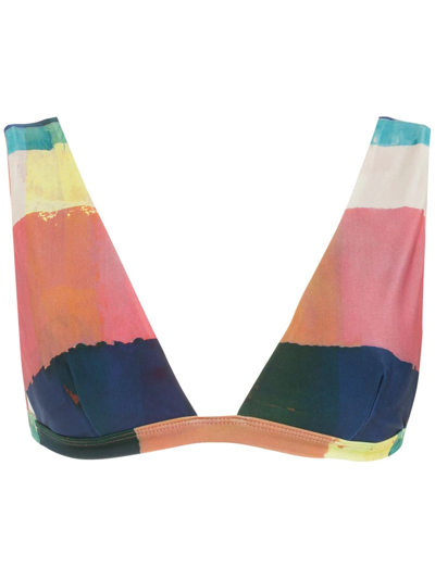 Lenny Niemeyer Bambere Bikini Top In Multicolour