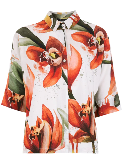 Lenny Niemeyer Floral-print Button-up Shirt In Multicolour