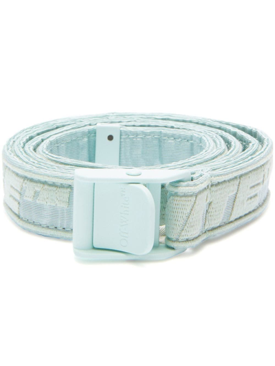 Off-white Industrial Logo Belt In Blue