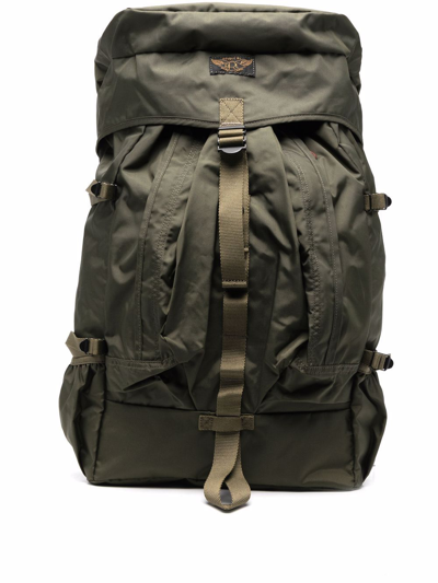 Ralph Lauren Rrl Logo-patch Utility Backpack In Green