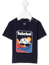 Timberland Logo-print Short-sleeve T-shirt In Blue