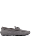 Tod's T-embellished Loafers In Grey