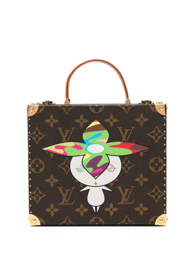 Pre-owned Louis Vuitton X Takashi Murakami 2003  Jewellery Case Bag In Brown