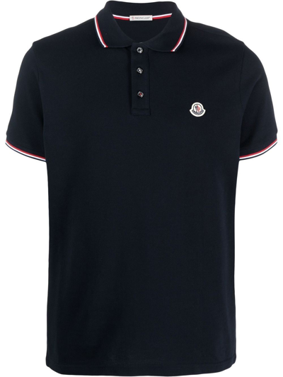 MONCLER LOGO PATCH POLO SHIRT