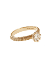 Oscar Massin Women's Beaded 18k Yellow Gold & Latitude Lab-grown Diamond Ring