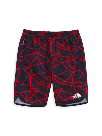 The North Face Kids' Little Boy's & Boy's Amphibious Class V Water Shorts In Red