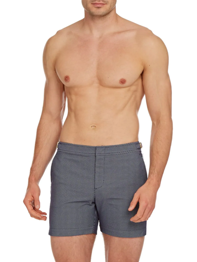 Orlebar Brown Bulldog X Jaquard Honeycomb Print Swim Shorts