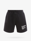 Pharmacy Industry Cotton Bermuda With Front Print In Black