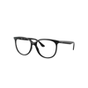 Ray Ban Rb4378v Optics Eyeglasses Black Frame Clear Lenses Polarized 52-16 In Black
