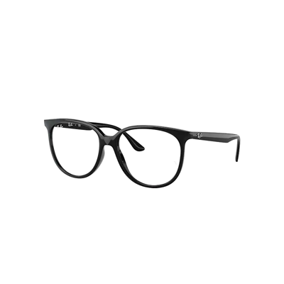 Ray Ban Rb4378v Optics Eyeglasses Black Frame Clear Lenses Polarized 52-16