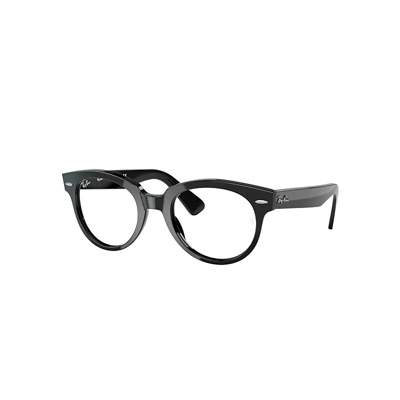 Ray Ban Orion Optics Eyeglasses Black Frame Clear Lenses Polarized 48-22