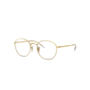 Ray Ban Rob Optics Eyeglasses Arista Frame Clear Lenses Polarized 50-20 In Gold