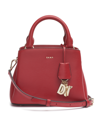 Dkny Paige Medium Satchel With Convertible Strap In Bright Red