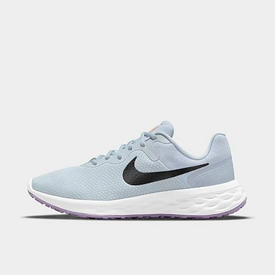 Nike Women's Revolution 6 Next Nature Running Shoes (wide Width) In Pure Platinum/cave Purple/ghost/lilac/atomic Orange/white