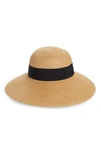 Nordstrom Floppy Hat In Tan Dark Combo