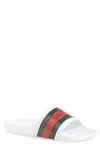Gucci White Pursuit Slides